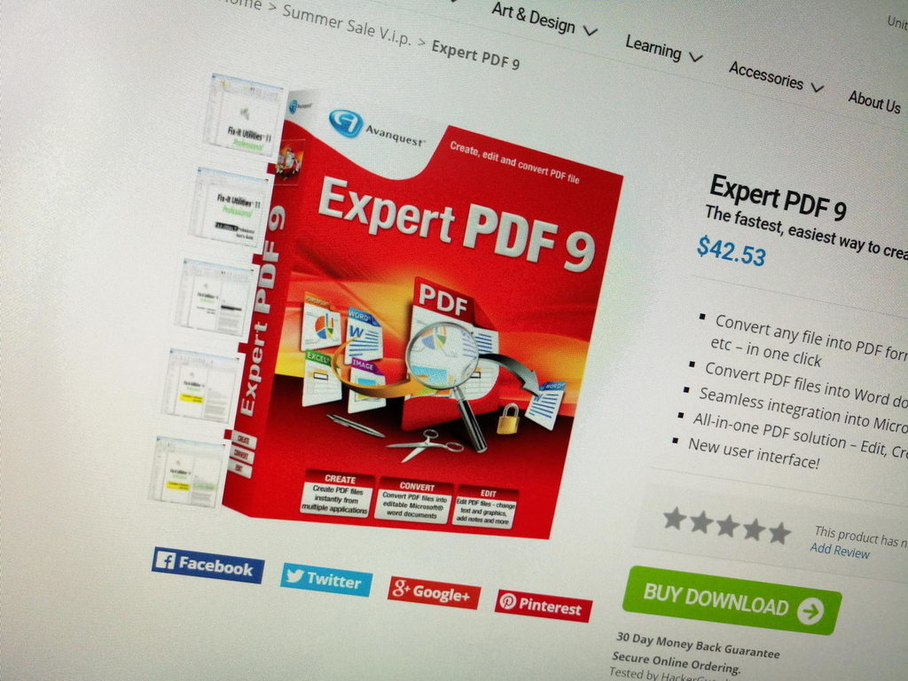 貴價 PDF 處理工具！Expert PDF 9 Pro 限免！