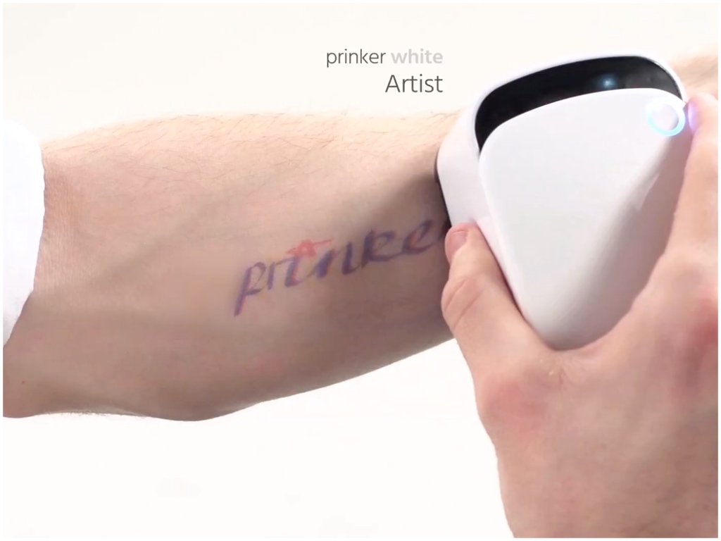 小 Printer 即印人體彩繪！韓國潮流出品