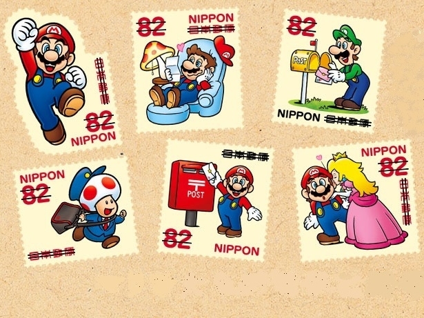 日本 Mario 紀念郵票公開發售