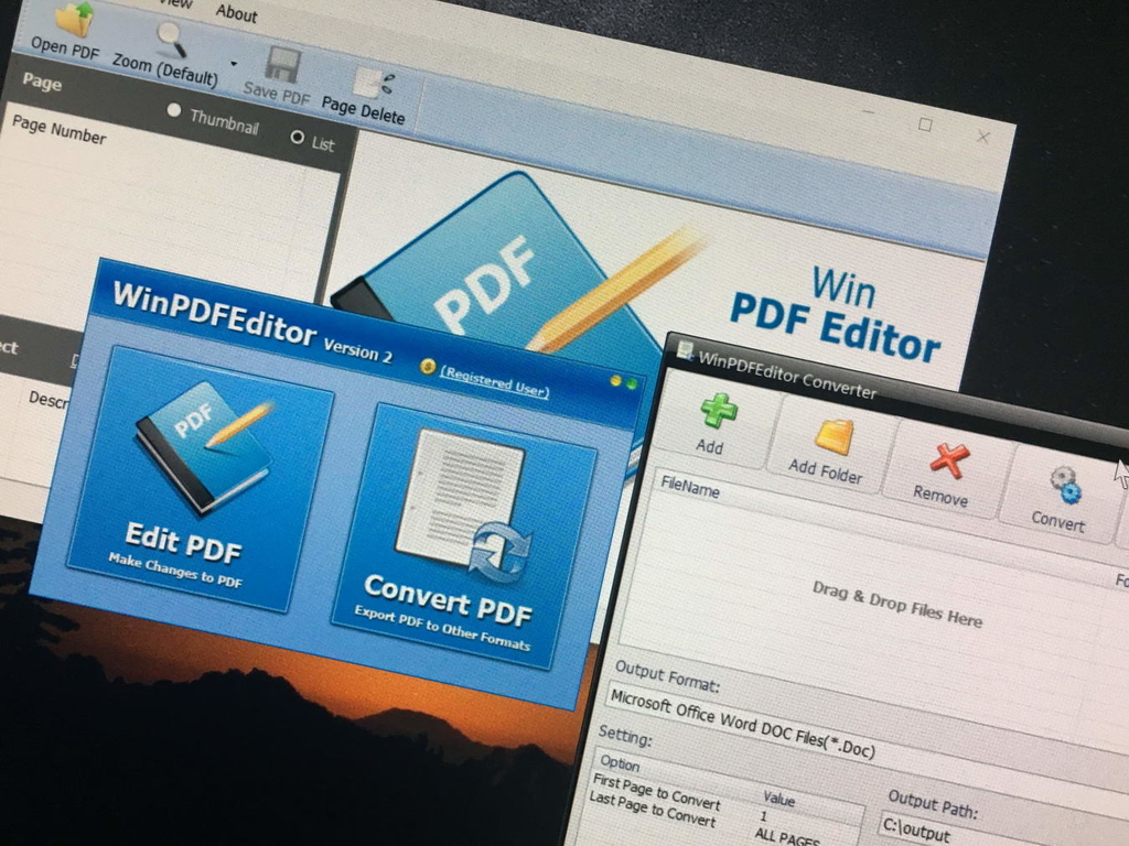 多功能 PDF 編輯工具！Win PDF Editor 限免