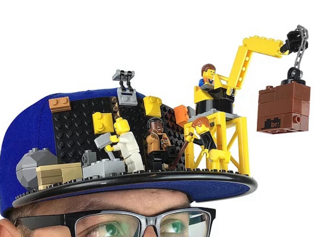創意爆發 LEGO DIY 棒球帽！大小朋友都啱玩