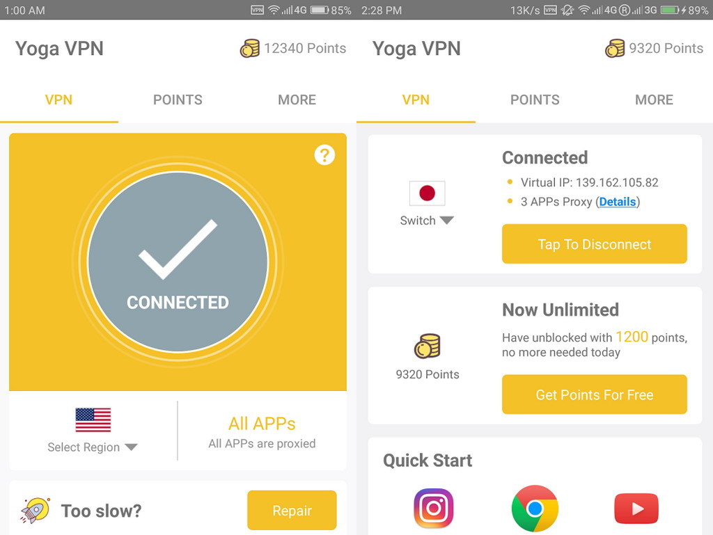 免費翻牆 Yoga VPN    破解旅行網絡限制