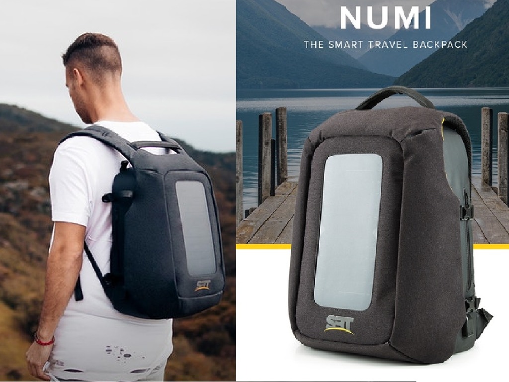 背包客必備！NUMI 太陽能背包幫電話充電 11 次