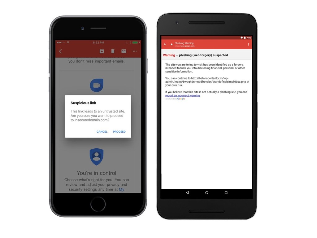iPhone 版 Gmail 加入反釣魚功能 助預防勒索詐騙