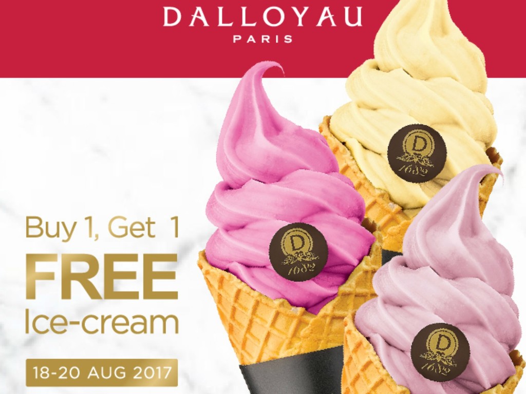 【國際軟雪糕日】法國 DALLOYAU 雪糕買一送一