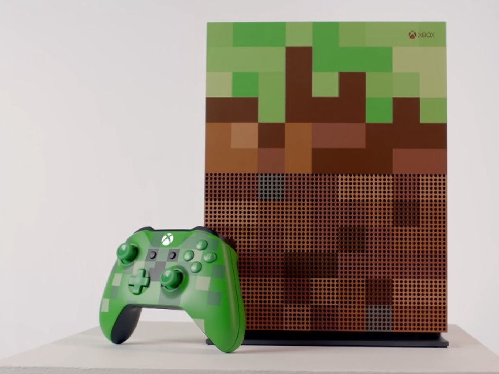 Xbox one S 推出 Minecraft 限定主機