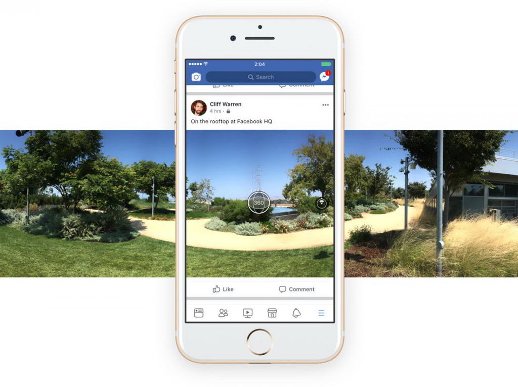 直接拍攝 360 度相片！Facebook App 引入原生支援 