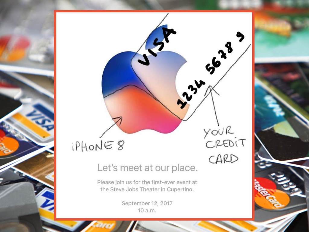 Apple 912 發佈會圖案有玄機  網民：準備好信用卡吧！