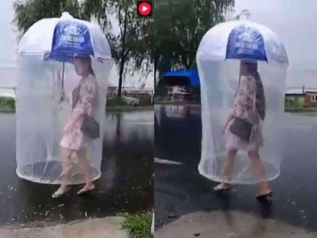 安全套型「雨傘結界」淘寶有售！黑雨紅雨也不怕濕身？