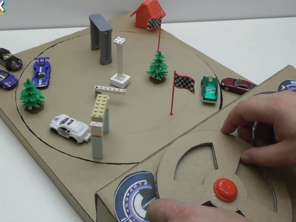 DIY 紙皮磁石遙控賽車玩具