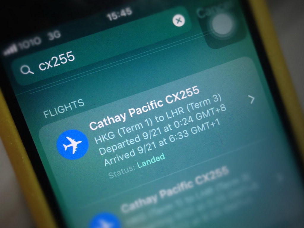 【不用裝 app】《iOS 11》速查航班升降資料 