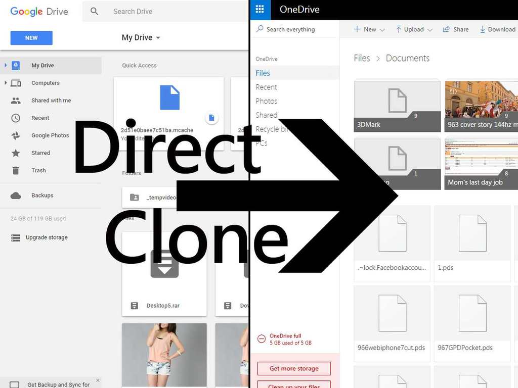 Google Drive‧Dropbox‧OneDrive 完整雲備份！雲端硬碟直接雲端互 Clone（下）