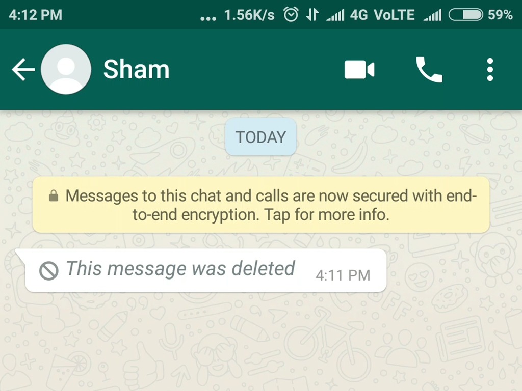WhatsApp 官方正式推出撤回訊息功能