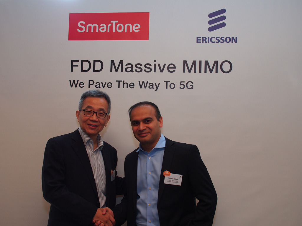 SmarTone Ericsson 首試 Massive MIMO