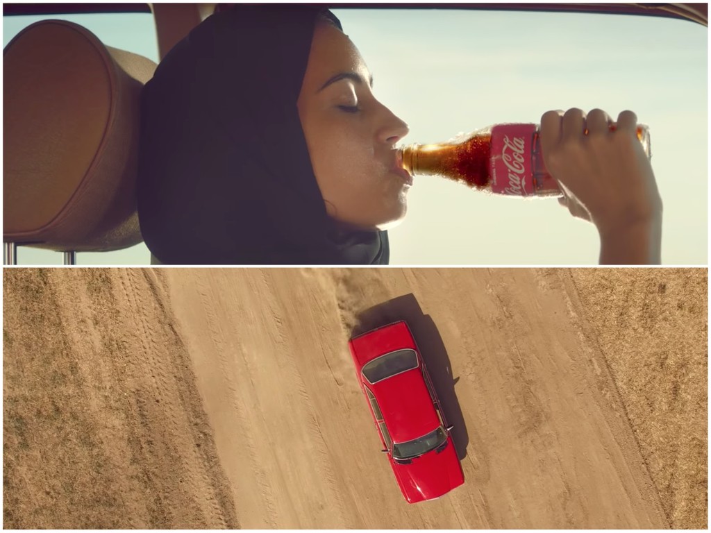 飲完可樂秒懂駕車？中東版可樂廣告是咁的