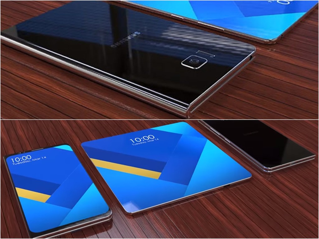 【全屏讓路！】Galaxy X 摺芒機 UI 專利圖曝光？！