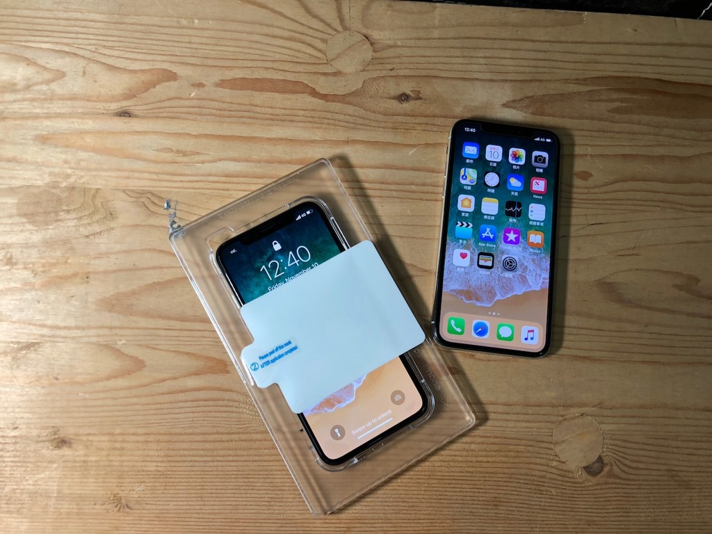 【實試】Apple iPhone X 保護貼！DIY定代貼好？