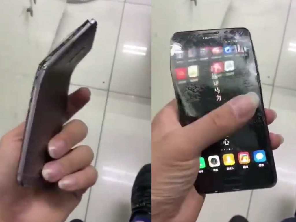 Huawei Mate 9 Pro 壞手機變摺屏手機？