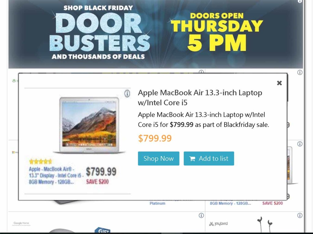 新版 Apple MacBook Air 八折入手！Black Friday 網購焦點