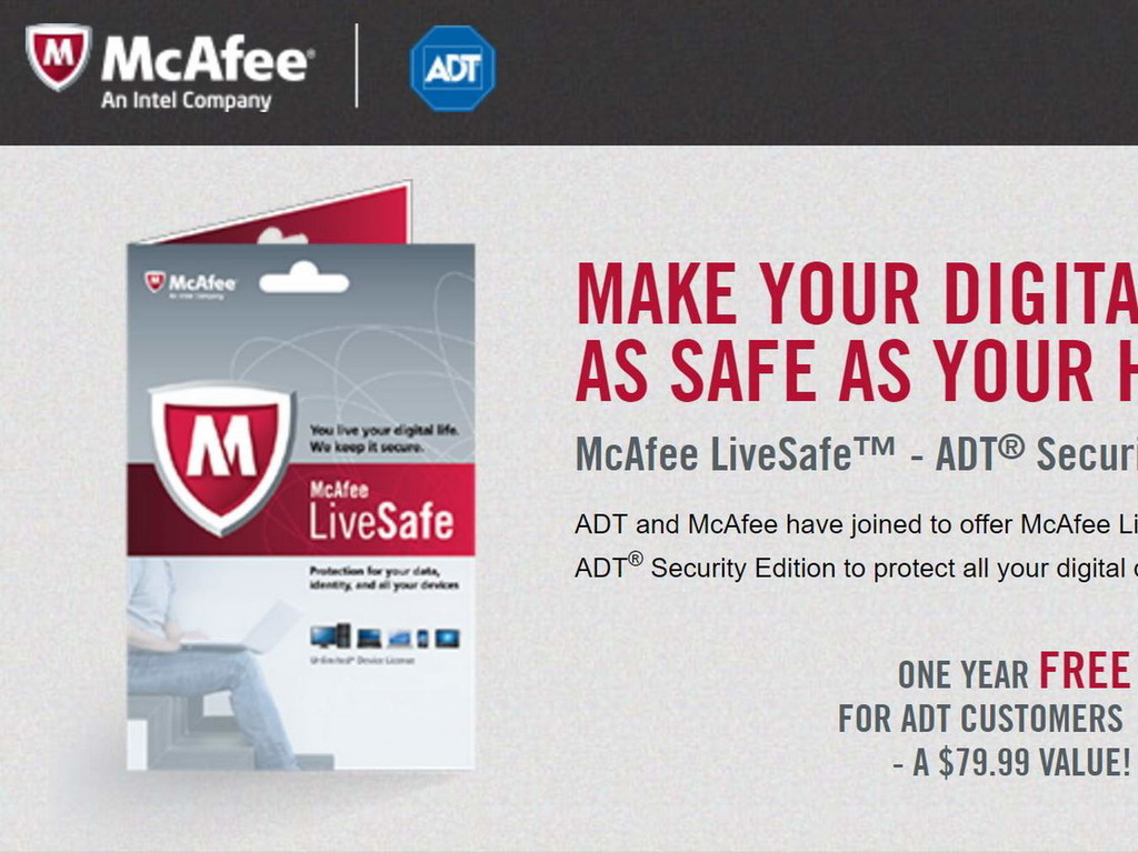 《McAfee LiveSafe》免費領取方法