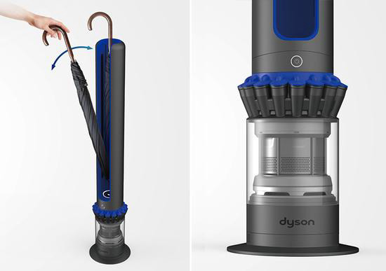應用 Dyson 專利技術設計雨傘烘乾機