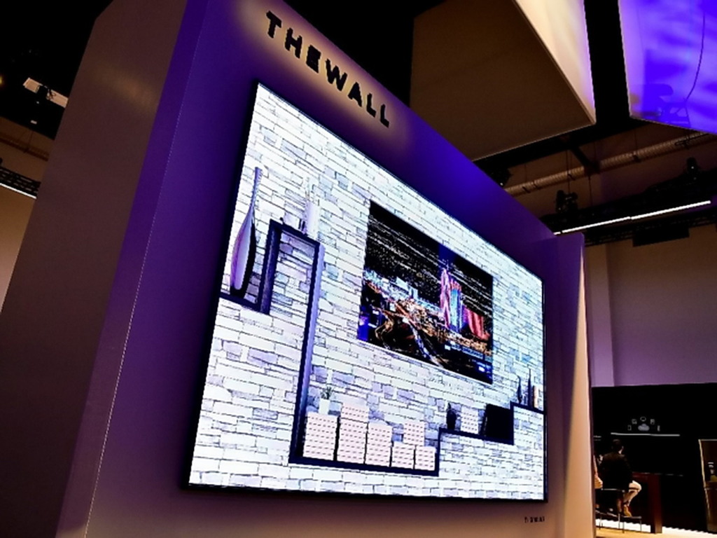 【CES 2018】Samsung MicroLED 模組電視尺寸自己砌