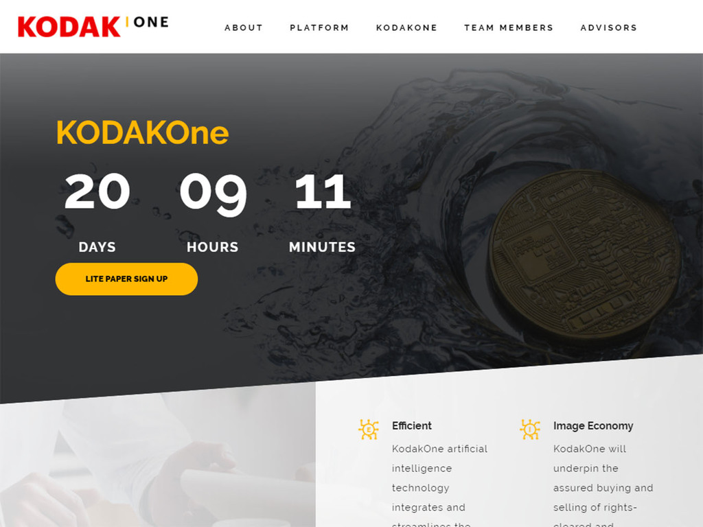 柯達推出加密貨幣 KodakCoin   目的為抬升股價？