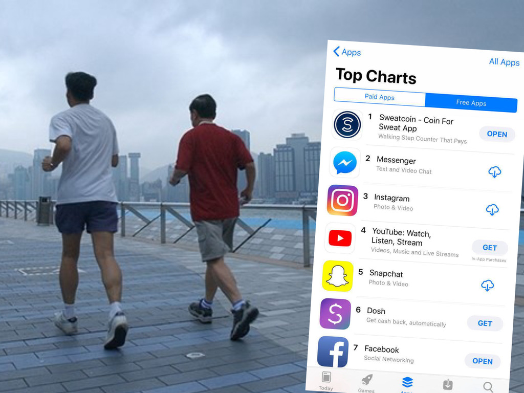 Sweatcoin「汗幣」App 大熱！跑步行路有錢收