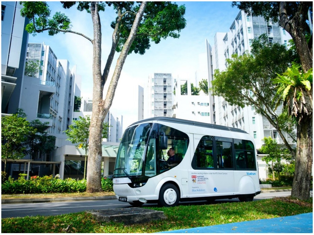 新加坡 NTU 推 20 秒快充電動巴士  設 22 座位環繞校園行走