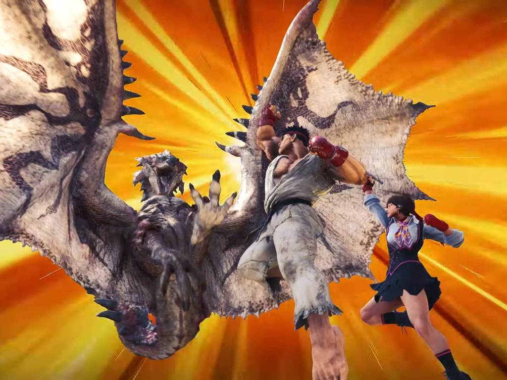 「魔物獵人 世界 x 街霸」合作活動 RYU．SAKURA出陣打龍！