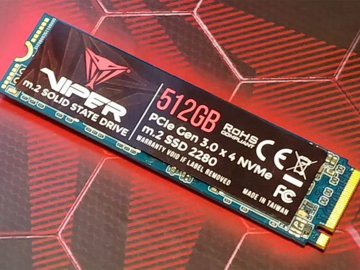 Patriot發布Viper SSD 順序寫入高達3000MB／s