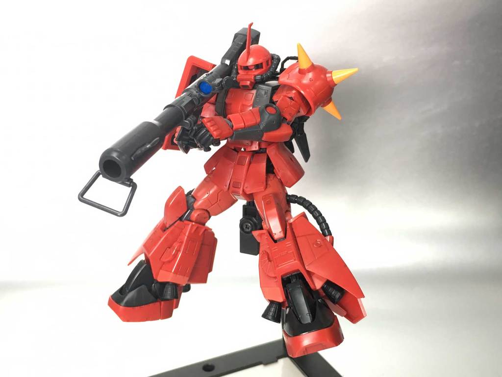 RG紅色閃電渣古II【素組】 巨人火箭砲．新推進器設計