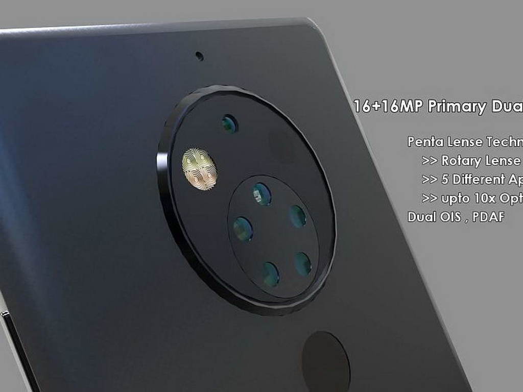 Nokia 10 渲染圖曝光！後置五攝像頭！