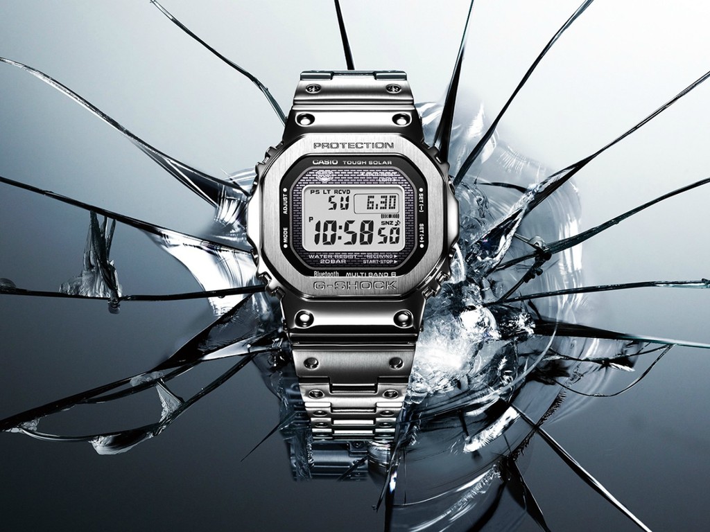 G-Shock 經典 DW-5000 加推鋼錶版！追加藍牙校正時間功能