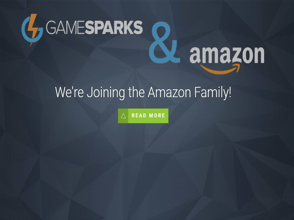 Amazon 完成收購 GameSparks