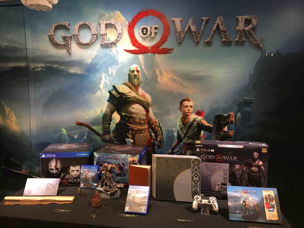 PS4《God of War》限定版率先睇 特別版PS4‧收藏版模型雕像