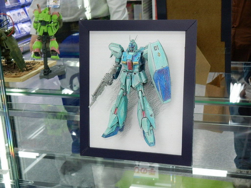 神人 DIY 木顏色 Gundam 模型！還以為是 3D 畫作喔