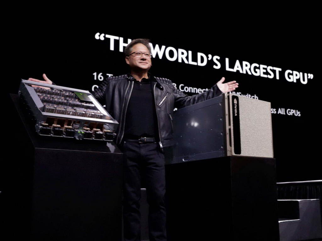 NVIDIA 發布 DGX-2！世界上最大 GPU ！