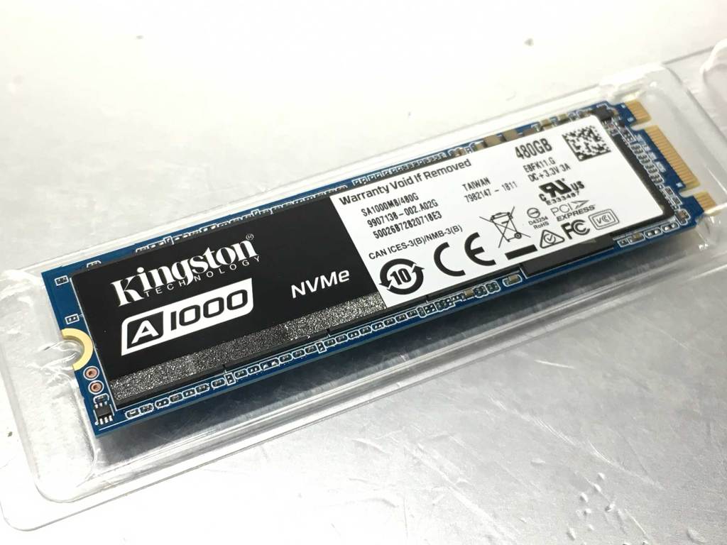 Kingston A1000【開箱】 遊戲系統必揀PCIe NVMe SSD