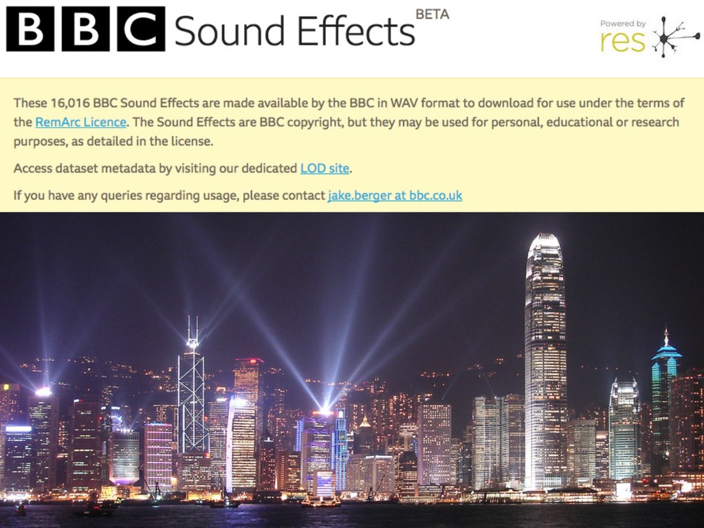 BBC 免費開放下載逾萬六種音效  維港 Sound Effect 都有！