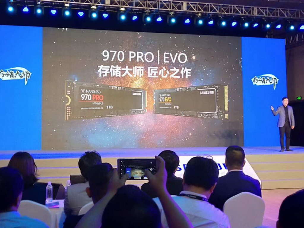 Samsung 970 EVO/PRO SSD 發布！平價極速！