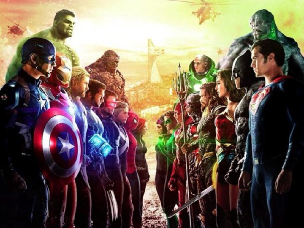 當 Marvel 對決 DC 超級英雄誰會贏？網民：電影票房早有答案