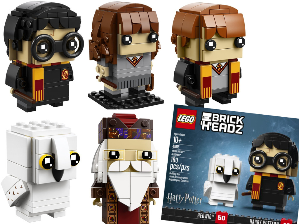 LEGO 出《哈利波特》鐵三角 Brickheadz！共五款 6 月起發售