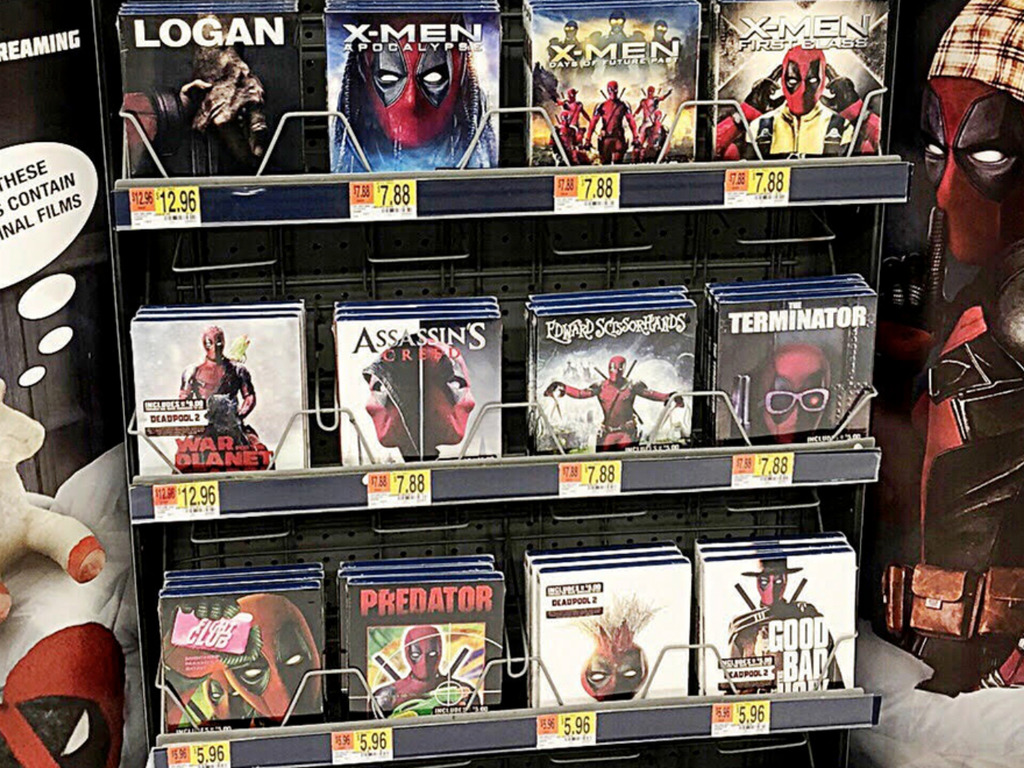 Walmart 驚售《死侍》版 X-Men 藍光影碟？Deadpool 惡搞電影封面