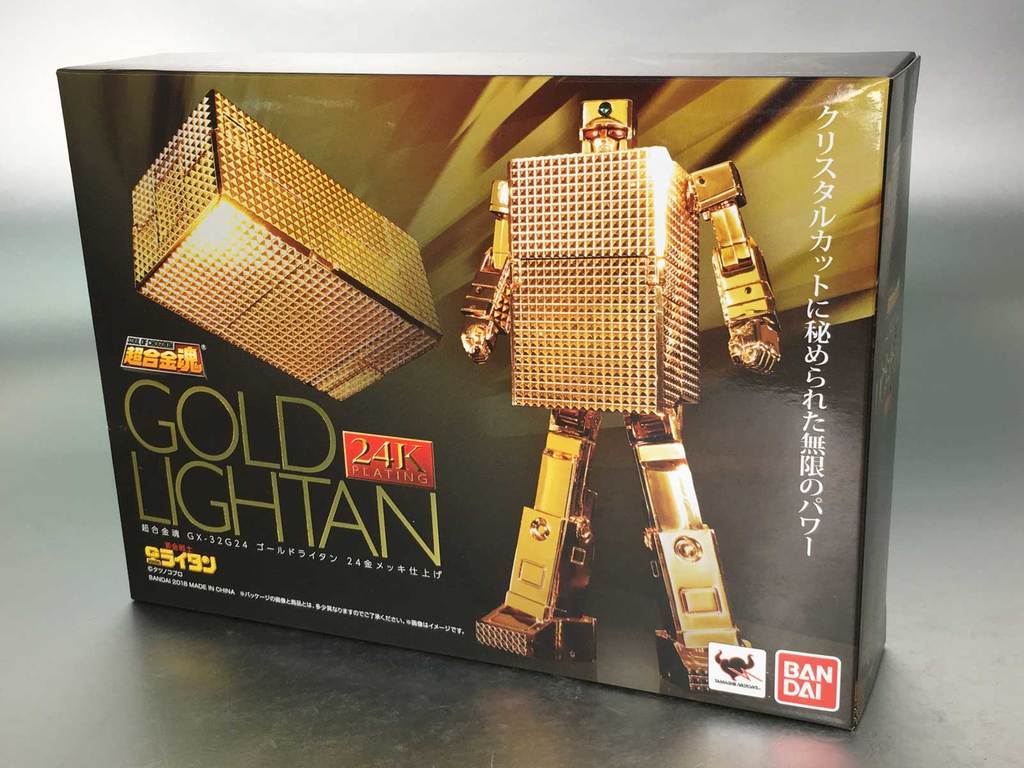 GX-32G24超合金魂黃金戰士【開箱】 24K鍍金分量十足
