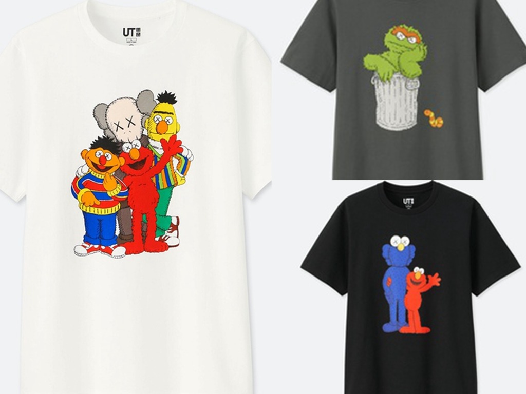 Uniqlo x KAWS x 芝麻街矚目聯乘！ 6 月尾香港推 UT 系列【附港版價錢】