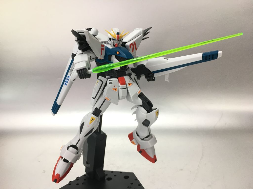 線條更靚‧追加發光機能 【素組】MG Gundam F91 ver 2.0