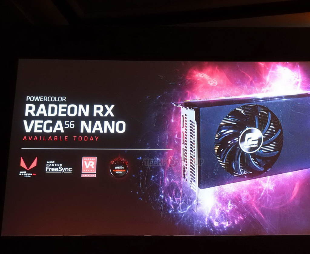 AMD RX Vega 56 Nano 發布！15.7mm 發迷你神卡！