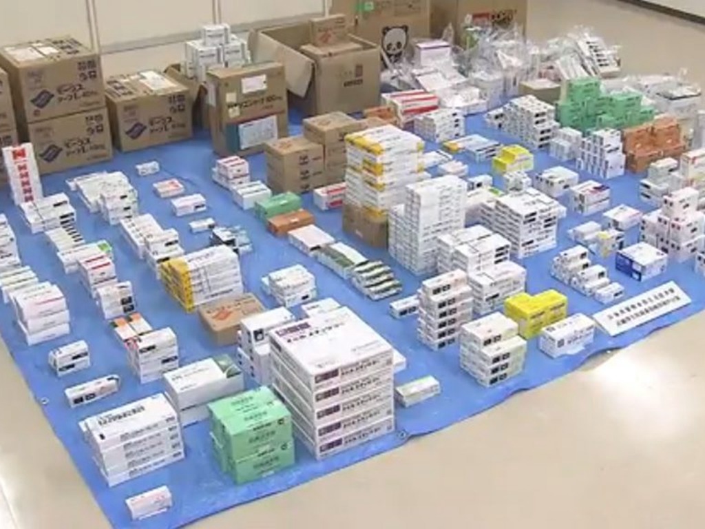居日華人囤積大量藥品被捕  供稱「中國人有需求賣得很好」
