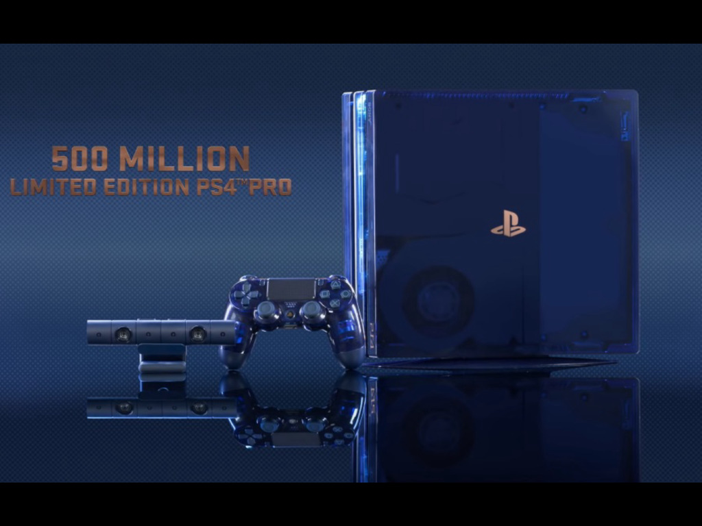 半透明限量版 PS4 Pro 8 月底推出！慶祝全球賣出 5 億部主機